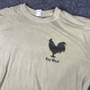 Crazy Shirts Key‎ West Rooster T Shirt XL Hemp Dyed Hawaii Original